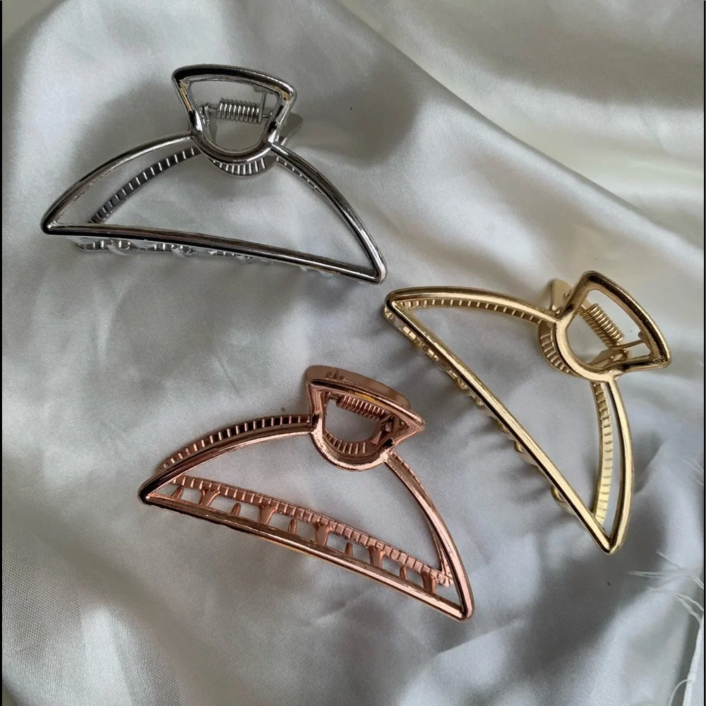 Gold Metal Hair Clip